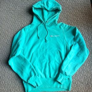 Bright blue champions hoodie💙💙